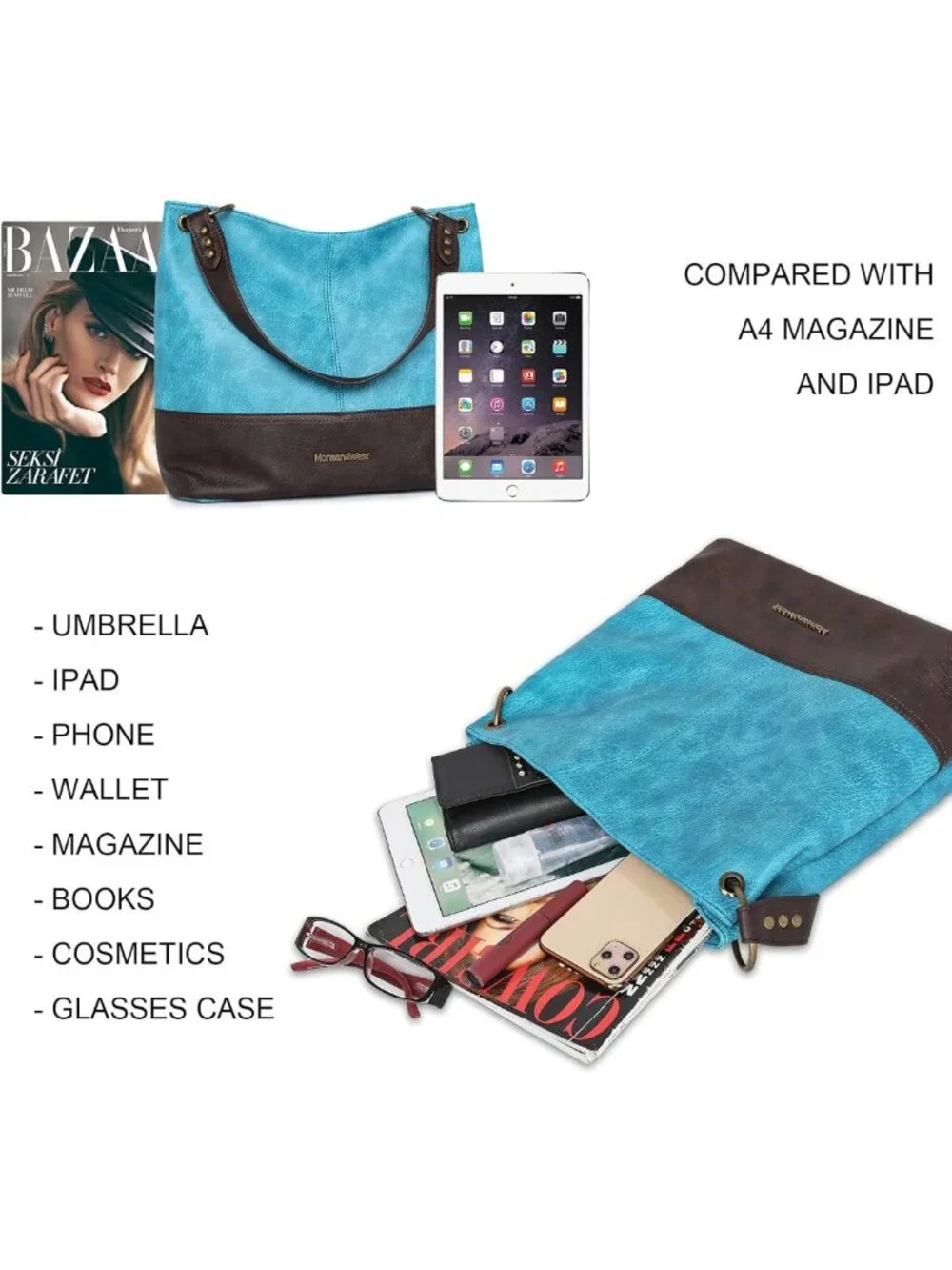 Stylish Slouchy Hobo Tote Bag for Women | Versatile Shoulder Handbag